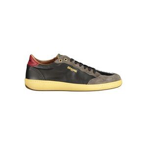 Blauer Black Leather Men Men's Sneaker
